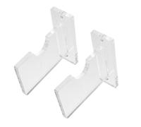 Abaodam 1 Set Baseball Bat Display Holder Wall Mounted Acrylic Softball Bat Stand Easy to Clean Sturdy Design for Sports Memorabilia for Baseball Enthusiasts