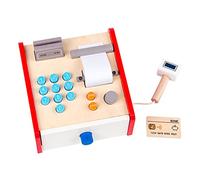 Abaodam 1 Set Cash Register Play House Simulation Cash Register Kit for Early Learning and Brain Development Fun Educational