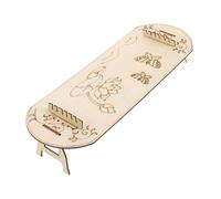 Abaodam 1 Set DIY Wooden Guzheng Craft Kit for Creative Coloring Musical Instrument Hands Learning Group Activity Develop Fine Motor Skills Artistic Expression