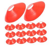 Abaodam 1 Set Football Training Disc Markers Bright Color Cones for Soccer Skills Development Convenient Carry Bag Included for Agility Training and Sports Activities