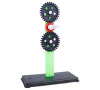 Abaodam 1 Set Gear Assembly Experimental Equipment for Physics Education Gears Design Easy Disassembly Safe Environmental Material for Classroom Learning Random Color