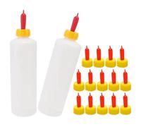 Abaodam 1 Set Goat Feeding Bottles for Young Livestock Capacity with Replacement Pacifiers for Lambs Calves and Piglets Durable and Easy to Use