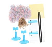Abaodam 1 Set Interactive Plastic Stick Electrostatic Experiment Kit for Hands Physics Activities Friction Electrification Science Learning Comprehensive Tools for Young Learners