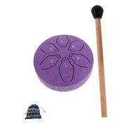 Abaodam 1 Set Mini Handpan Drum for Notes Percussion Instrument Easy to Use Durable Steel Tongue Drum for Musical Enlightenment and Creative Expression