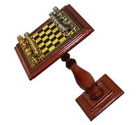 Abaodam 1 Set Miniature Chess Board Model Doll House Decor Ornament for Micro Landscaping Safe Practical Design for