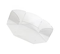 Abaodam 1 Set Portable Pet Playpen Transparent Plastic Enclosure for Small Animals Indoor Outdoor Use Easy Installation for Hamsters Guinea Pigs and Rabbits Panels Included