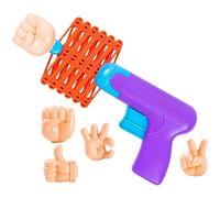 Abaodam 1 set Retractable Fists Spring Shooter Fun Party Trick for Lightweight and for Office Pranks and Stress Relief with Random Hand Gestures Random Color