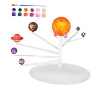 Abaodam 1 Set Solar System Model Kit for Hands Science Project Educational Astronomy Activity Decorative Planet Models for Family Fun and Learning