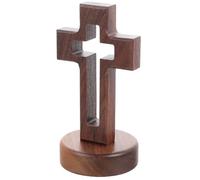 Abaodam 1 Set Wooden Cross Woodsy Decor House Ornaments Household Decor Praying Wood Cross Religious Cross Crucifix Wall Cross Cross Shape Decor Wooden Cross Wooden Holy Cross Vertical