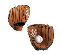 Abaodam 10.5 Inch Thickened Pu Baseball Gloves for Men and Sweat Absorption and Reinforced Bottom, Sports Infielder's Softball Gloves Suitable for Catch Ball the Weekend