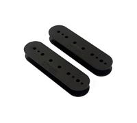 Abaodam 10-Pack Black Humbucker Pickup Slug Bobbin Covers Compatible Electric Guitar Sturdy Plastic Design GB802J