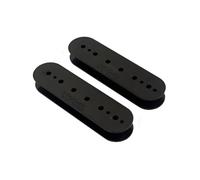 Abaodam 10-pack Pickup Slug Bobbin Covers Gb802j Black for Custom Guitar Pickup