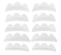 Abaodam 10 Pairs Eyelash Silicone Pads with Eyelash Perming Rods Safe to Use on Skin Not Easy to Deform Or Break for Professional Salon Use