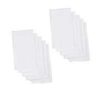 Abaodam 10 Pcs Baby Cloth Diaper Inserts and Burp Cloths for Newborns Cotton Reusable Absorbent Washable Muslin Burp Towels 60x60cm Pack