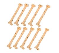 Abaodam 10 Pcs Mini Halloween Skeleton Bones Plastic Skull Bones for DIY Decorations Realistic Scary Props for Graveyard Scenes Haunted Houses Indoor and Outdoor Use