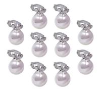 Abaodam 10 Pcs Pearl Hair Clips for Mini Artificial Plastic Hair Accessories to Highlight Appearance with Charming and Elegant Design for Daily Use