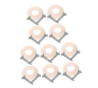 Abaodam 10-Piece Guitar Tuning Peg Gaskets with Screws Half-Enclosed Ukulele Acoustic Guitar Spacer Washers Professional Accessory for Precise Tuning