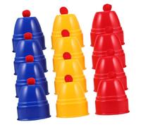 Abaodam 10 Sets Cups Balls Trick Set Entertaining Magician Props for Teens for Parties Events and Stage Performances Inspiring Creative Performances