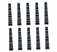 Abaodam 10 Sheets Violin Finger Guide Stickers for Fretboard Intonation Decals for Beginners Adults Enhance Learning Efficiency Accurate Note Locations