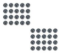 Abaodam 100 Pcs Halloween Wooden Beads for DIY Crafting and Decor, Smooth Surface Black Wood Spacer Beads with Spider Web Pattern, for ’s Handmade Projects and Halloween Crafts Supplies
