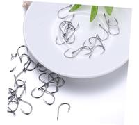 Abaodam 100 PCS High Carbon Steel Perforated Fishing Hooks Lure Hook Set for Freshwater Saltwater Pike Bass Salmon Muskie Rivers Lakes Streams