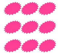 Abaodam 100 Sheets Explosion Shape Paper Price Tags Creative Design Fluorescent Market Price Tags to Attract Customers for Stores and Garage