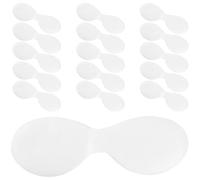 Abaodam 100 Sheets Non Woven Eye Mask Sheets for Eye Care Routines and Makeup Application Made from Soft Non Woven Fabric Convenient to Use Can Be Easily Cut