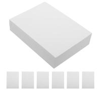 Abaodam 100 Sheets Printer Photo Paper High Glossy Finish Smooth Finish White Paper Smudge Resistant Can Be Cut to Size for Hobby Crafts and Printing Photos