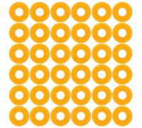 Abaodam 100Pcs 2.0Mm Plastic Shaft Sleeves for Rc Vehicle Model Parts, Yellow 2A Hard Plastic Bushings Kit for Transmission and Power Transfer Systems