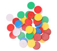 Abaodam 100Pcs Acrylic Math Learning Counters Colorful Counting Chips for Educational Math Supplies for Counting Sorting Patterning Addition and Subtraction Practice