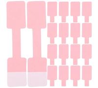 Abaodam 100pcs Adhesive Sticker Price Tags 1.5 X 1.5 Inch Kraft Paper Labels Simple Design Creative Appearance Fine Workmanship Always Retain Shape Not Easy to Tear for Jewelry and Watches