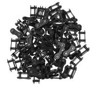 Abaodam 100pcs Bike Chain Connector Buckle Iron Linker for Road Repairs | Field Repair Capable, No Tools Needed, Sufficient Quantity for Spares, Smooth Edges and Surface