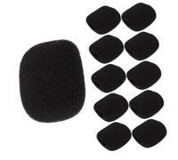 Abaodam 100pcs Blowout Sponge Covers for Lapel Mic Microphone Windscreen Soft Headset Microphone Protectors for Live Streaming and Podcasting