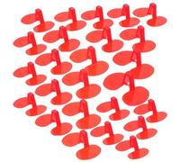 Abaodam 100pcs Chicken Peepers Blinders, Hen Glasses, Abs Protector for Hen and Chicken, Poultry Farming and Caged Environments, Prevent Flock Fights