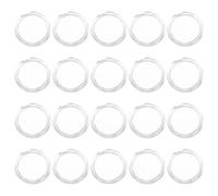 Abaodam 100Pcs Coin Capsules Plastic Coin Holders Professional Protectors Portable Cases Collection Supplies Storage Box for Collecting