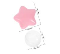 Abaodam 100pcs Colorful Five-pointed Ocean Balls Soft Plastic Pool Balls for Smooth Star and Round Shapes for Pit Play Educational Party Game Props
