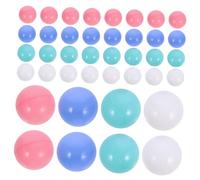 Abaodam 100pcs Colorful Ocean Balls for Play Tents Ball Pits and Pools Shaped Pink White Blue and Purple Each for Indoor and Outdoor Fun