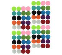 Abaodam 100pcs Compact Aroma Pads Cotton Diffuser Refill for Car Aromatherapy Pendant Fiber Cotton Material for Fragrance Multi-color Essential Oil Supply Random Color