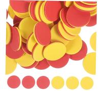 Abaodam 100Pcs Eva Math Counters Two Color Game Props for Educational Supplies for Early Learning for Counting and Color Recognition Activities