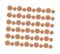 Abaodam 100pcs Flexible Fabric Round Adhesive Plasters for Fingertip and Joint Wound Care Skin Friendly Breathable Spots with Ergonomic Fit for Outdoor and Travel Use