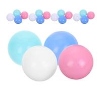 Abaodam 100pcs Macaron Colour Plastic Ball Pit Balls for Indoor Outdoor Playpen Safe Material Sorting Skills Development for Birthday Party or Playground
