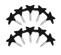 Abaodam 100pcs Metal Push Pins Star Shaped Thumb Tacks with Sharp Steel Points and Flat Head for Cork Board Bulletin Board Travel Map Planning