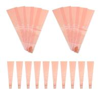Abaodam 100pcs Pink Opp Flower Packaging Sleeves for Bouquet Wrapping Floral Sleeve Covers for Flower Shop Supplies Transparent Single Wrapping Bags for Elegant Presentation