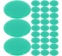 Abaodam 100Pcs Plastic Bingo Chips Double-Sided Small Round Counting Markers Solid Grass Green Color Bingo Game Accessories for Party and Reward Use