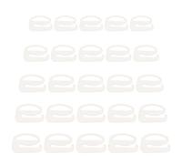 Abaodam 100pcs Plastic Bra Strap Buckle Adjusters 6-24mm Non-slip Shoulder Strap Clips for Women’s and Dress Accessories