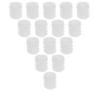 Abaodam 100pcs Plastic Cabinet Hinge Screw Insert 4x10mm White Plastic Dowels with Anti-Slip Feature, Resists Deformation and Wear, for Repairing Loose Cabinet Doors