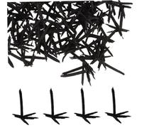 Abaodam 100pcs Realistic Artificial Crow Claws Detailed Plastic Bird Feet for Halloween Crafts Supplies DIY Scary Props Decorations for Stuffed Animals Theater and Haunted House Use
