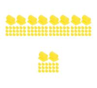 Abaodam 100pcs Silicone Bumper Instrument Mute Pad for Guitar Acoustic Trombone Practice Tool Sound Reduction Stopper for Music-making Accessories Fits Cello Hush