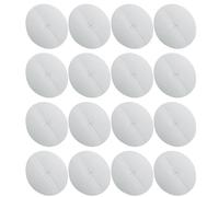 Abaodam 100pcs Silver Paper Disc Drip Protector for Ear Care Accessories | Ash Separation Function, Silver Finish, Disc Shape, Practical Support for Wax Candles and Candlestick Use