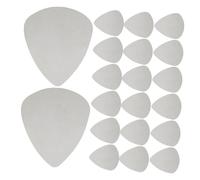 Abaodam 100pcs Stainless Steel Guitar Picks Smooth Edge Metal Plectrums for Acoustic Electric Bass Guitar Silver Tone Thumb Picks for Jazz Shredding Playing